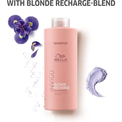 WELLA Professionals Invigo Blonde Recharge Colour Refreshing Shampoo Cool Blonde 1000ml