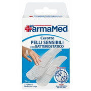 Bacteriostatic Plasters 24 Pcs PSENSIBILI
