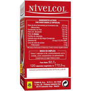 Nivelcol Red Yeast Rice with Phytosterols and Policosanol 120 Capsules