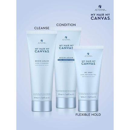 My Hair. My Canvas. Begin Again Vegan Curl Cleanser Enhancing Shampoo for Curly, Coily, and Textured Hair 1.35 Ounce