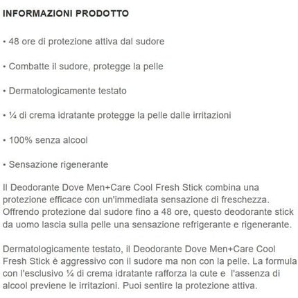 Men+Care Cool Fresh Antiperspirant Deodorant