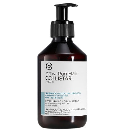 Collistar Attivi Puri Shampoo With Hyaluronic Acid Hair Shampoo 250ml