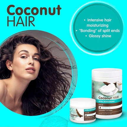 Dr. Sante Extra Moisturizing Coconut Oil Shampoo for Damaged Hair - Natural
