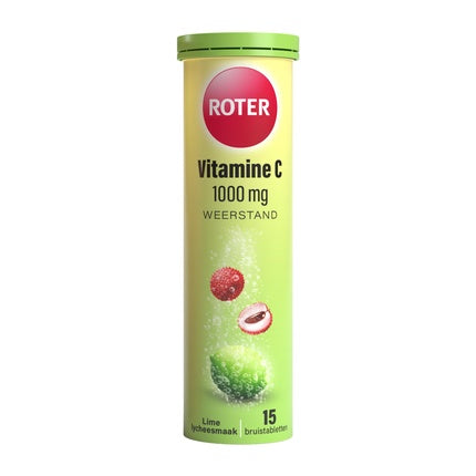 Roter Vitamin C 1000 Mg Bruis Lime/Lychee