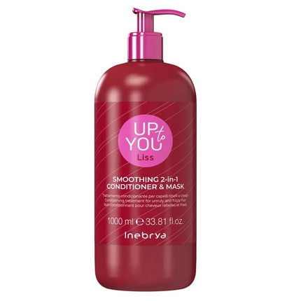 Inebrya Up To You Smoothing 2 In 1 Smoothing Mask And Conditioner 1000ml