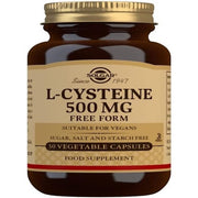 Solgar L-Cysteine 500mg Vegetable Capsules Metabolism Support Amino Acid Supplement for Skin, Hair and Nails