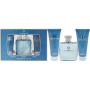 Sergio Tacchini Ocean Club Gift Set Eau De Toilette 100ml Shower Gel 100ml Aftershave Balm 100ml