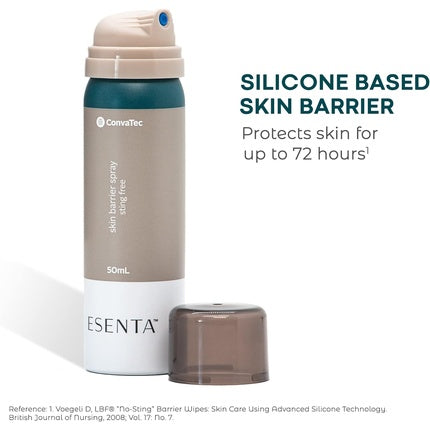 ConvaTec ESENTA Skin Barrier for Protection Around Stomas and Wounds Silicone Based Sting and Alcohol Free 50ml Spray Bottle