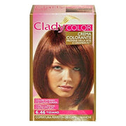 Clady Permanent Oxidizing Hair Color Cream No. 6.46 Titian