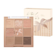 Dasique Shadow Palette #24 Muted Nuts 7.5g - 9 Blendable Shades in Smooth Matte