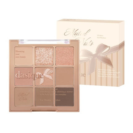 Dasique Shadow Palette #24 Muted Nuts 7.5g - 9 Blendable Shades in Smooth Matte