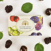 The English Soap Company Vintage Wrapped Soap Bar Autumn Fruits Shea Butter Soap 190g