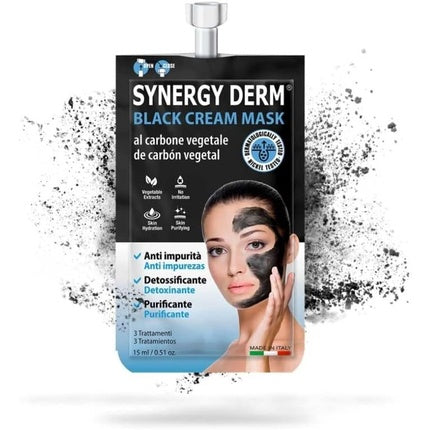 Incarose Synergy Derm Black Cream Mask with Vegetable Charcoal 15ml