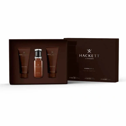 Hackett Hackett Absolute Eau De Perfume Spray Set 100ml 3 Pieces