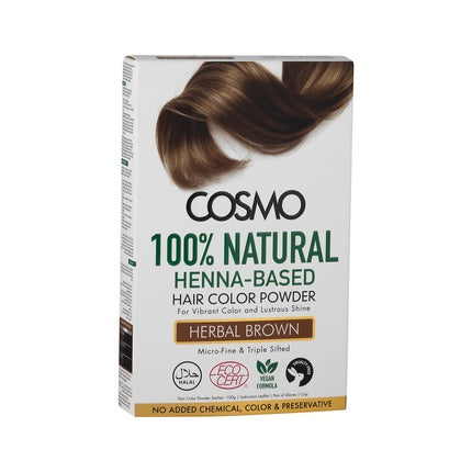 Cosmo Cosmetics Hair Color Herbal Brown Kit Cosmo Series