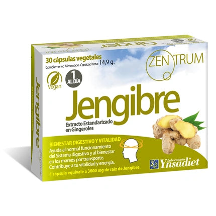 Ynsadiet Zentrum Ginger 30 Capsules