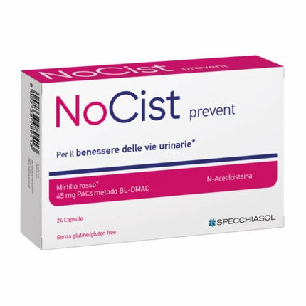 Specchiasol Nocist Prevent Dietary Supplement 24 Capsules