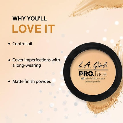 LA Girl Pro Face High Definition Matte Powder 04 Creamy Natural