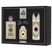 Lattafa Pride King Of Arabia Eau De Parfum 100 Ml Eau De Parfum 20 Ml Deodorant 200 Ml