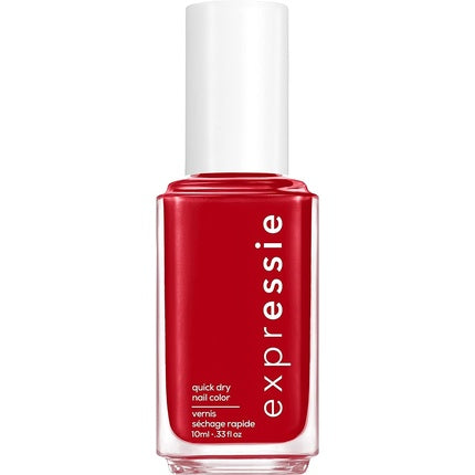 Essie Expressie Nail Polish Quick Dry Formula Vegan Angled Brush Red Pink Nail Varnish 190 Seize The Minute 10ml