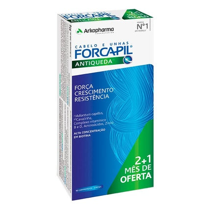 Forcapil Anti-Hair Loss 2 Months + 1 Month Offer