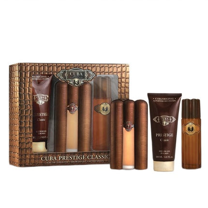 Cuba Original Prestige Classic Set - Eau De Toilette Spray 90ml, Shower Gel 200ml, After Shave Spray 100ml