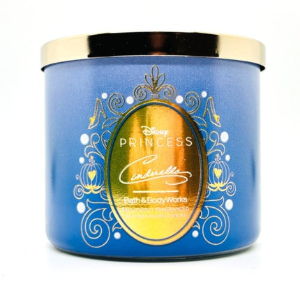 Bath & Body Works Disney Princess Cinderella Scented 3 Wick Large Candle 14.5 Oz