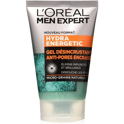 L'Oréal Men Expert Hydra Energetic Anti-Clogged Pores Cleansing Gel 100ml