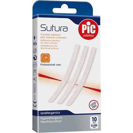 Artsana Pic Sutura Cerotto 6 X 100mm 10 Pieces