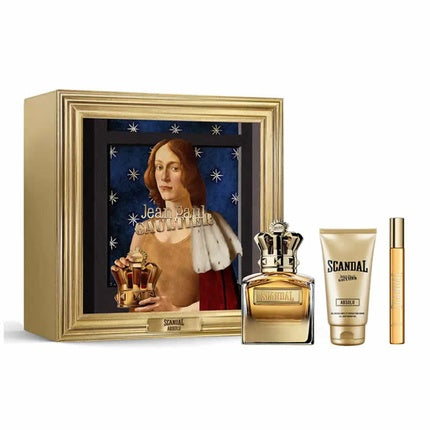 Jean Paul Gaultier Scandal Absolu Parfum Concentre Pour Homme Spray 100ml Set 3 Pieces