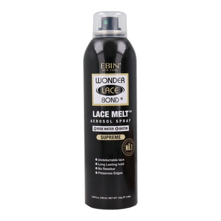 Ebin New York Wonder Lace Melt Aerosol Rosewater Spray - 180 Ml