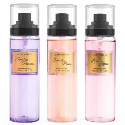 Body Spray Mist for Women Fragrance Sets 3.4 Fl Oz - Total