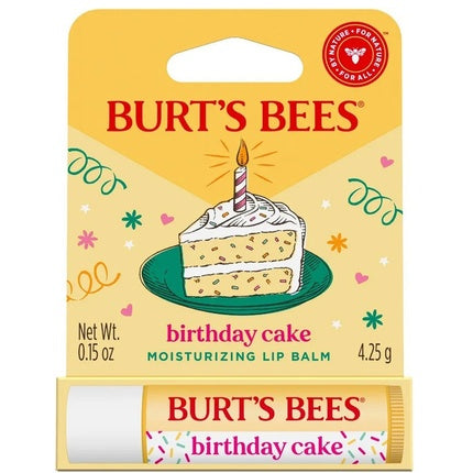 Burt's Bees Lip Balm Birthday Cake Blister - A Delightful Lip Balm With A Birthday Cake Flavor