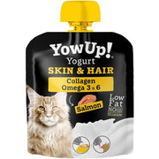 Yowup! Cat Skin & Hair Yogurt Pouch with Fish Oil & Collagen 85gm - Pack of 10