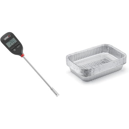 Weber 6750 Digital Pocket Thermometer, Grill Thermometer With Instant Readout
