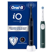 Oral B Io 2 Duo Electric Toothbrushes Night Black & Forest Green