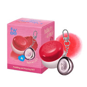 Blurry Pudding Pot Keychain Set Airbrushed Blush and Lip Buildable Pigment