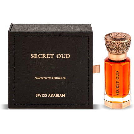Secret Oud by Swiss Arabian for Unisex 0.4oz Parfum Oil Rollerball Mini