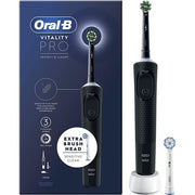 Oral-B Vitality Pro Electric Toothbrush with 2 Brush Heads and 3 Modes - Black