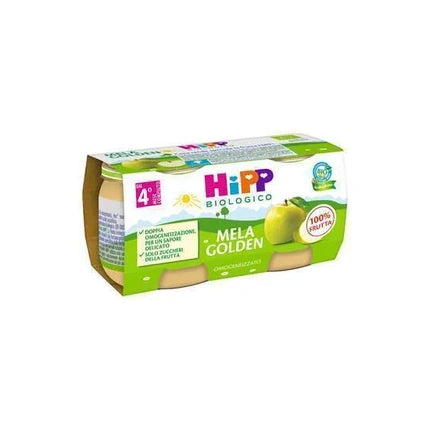 Hipp Italia Organic Apple Puree Golden 2 X 80 Grams