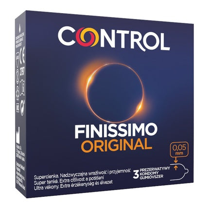 Control Finissimo Original Thin Condoms - 3 Pieces