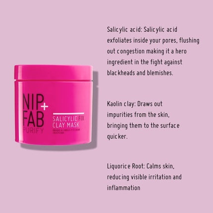 Nip + Fab Salicylic Fix Face Clay Mask 170ml