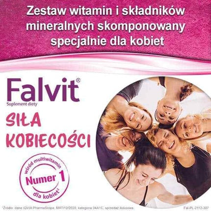 Falvit 30 Tablets Set of Vitamins and Minerals
