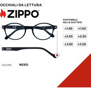 Zippo Reading Glasses with Soft Line Frame for Men