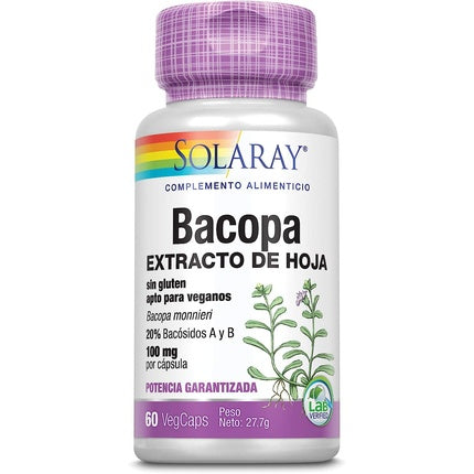 Bacopa Cap 100mg 60 Capsules