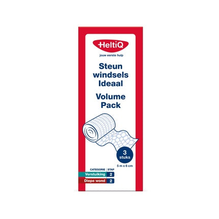 Heltiq Support Bandage Elastic 5m 6cm - Ideal For Support And Compression