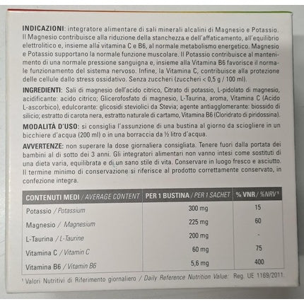 Vitadyn Magnesium Potassium Alkaline Food Supplement 30 Sachets