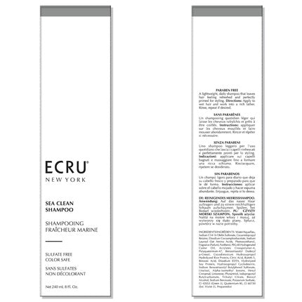 Ecru New York Sea Clean Shampoo 24 Fl Oz