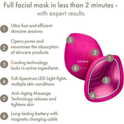 Geske Smartappguidedtm Sonic Warm & Cool Mask 9 in 1 Beauty LED