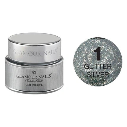 Vip Gel Glitter 01 Silver - 5 Milliliters
